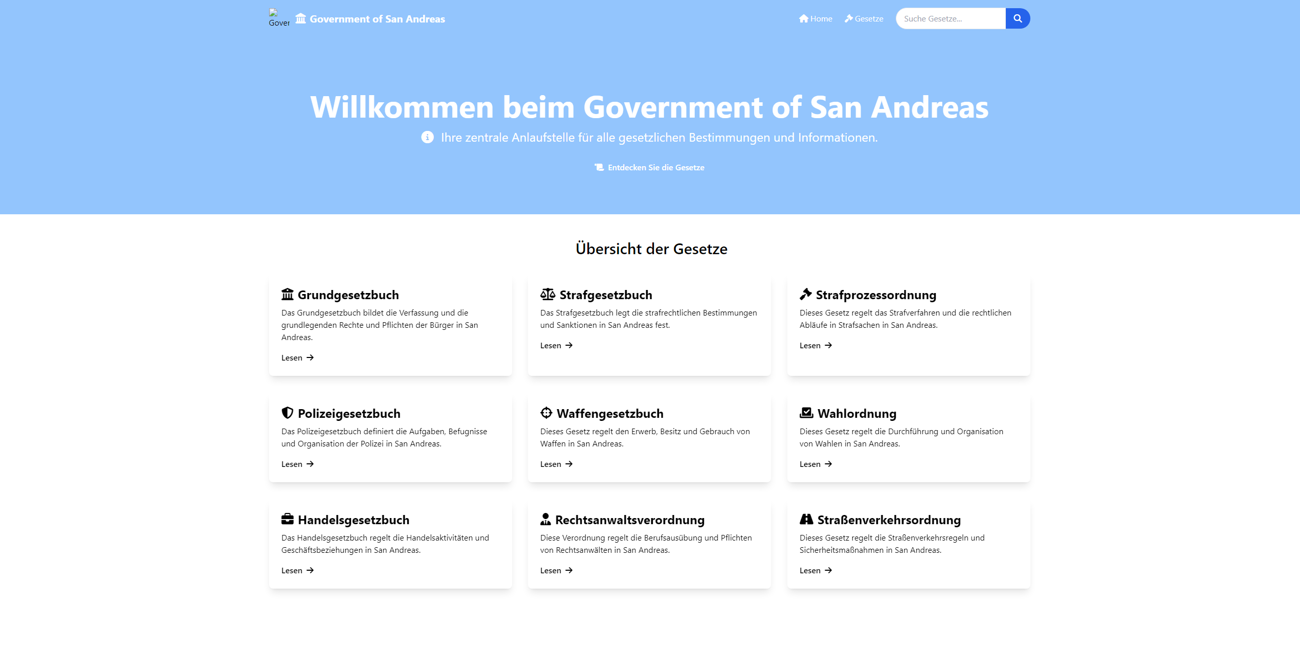 Regierungsportal